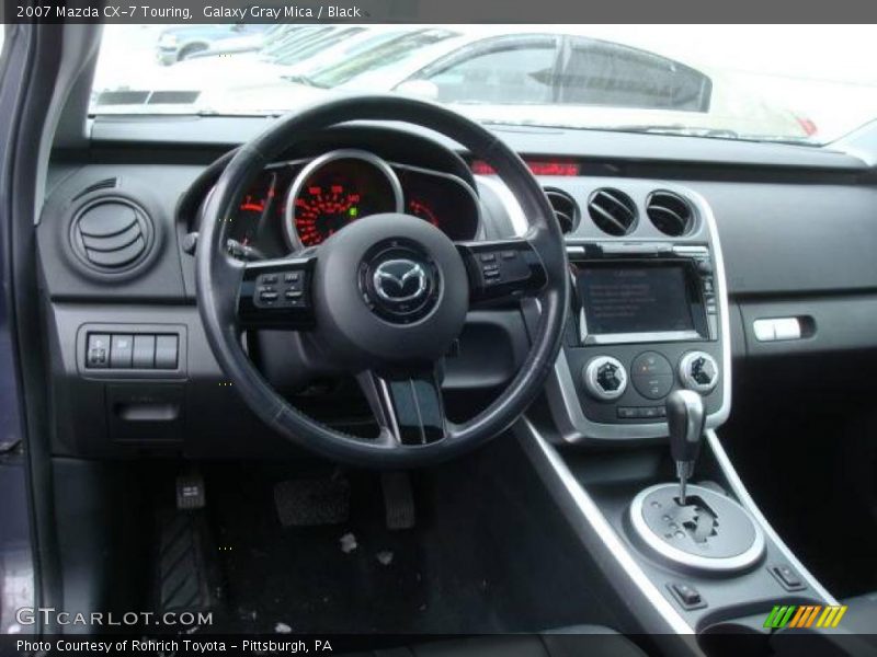 Galaxy Gray Mica / Black 2007 Mazda CX-7 Touring
