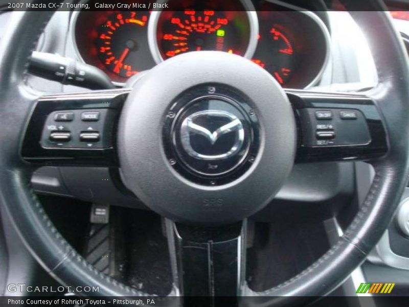 Galaxy Gray Mica / Black 2007 Mazda CX-7 Touring
