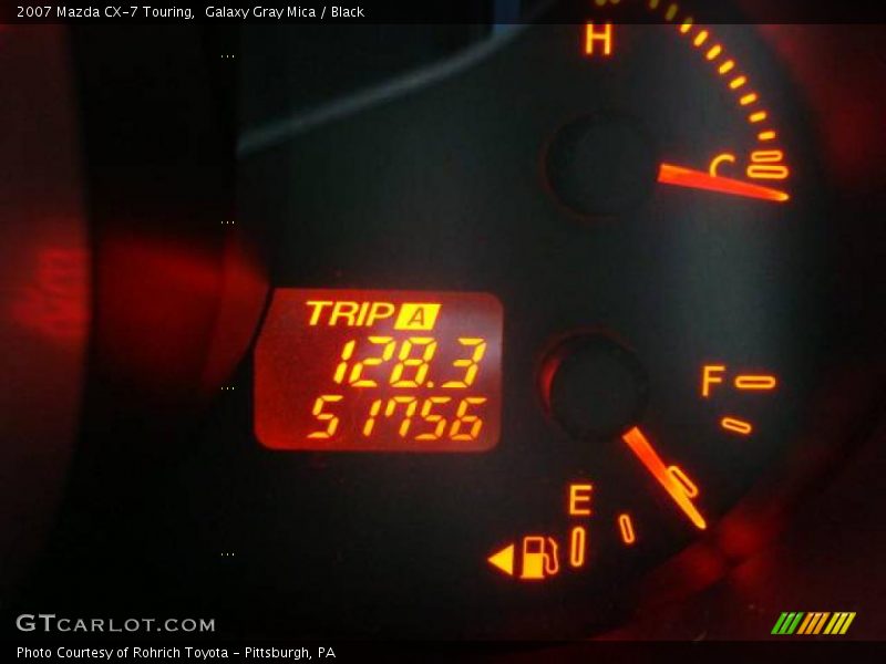 Galaxy Gray Mica / Black 2007 Mazda CX-7 Touring