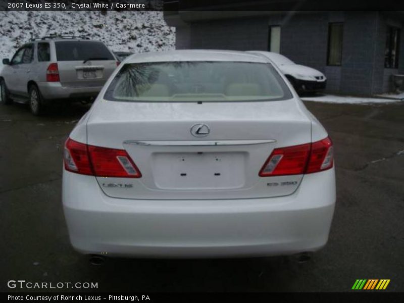 Crystal White / Cashmere 2007 Lexus ES 350