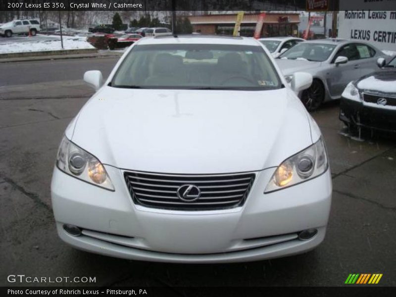 Crystal White / Cashmere 2007 Lexus ES 350