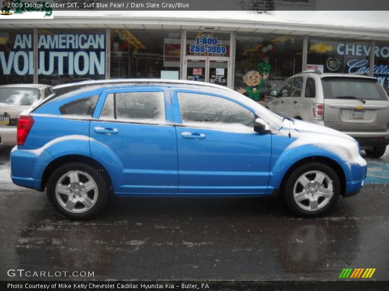 Surf Blue Pearl / Dark Slate Gray/Blue 2009 Dodge Caliber SXT
