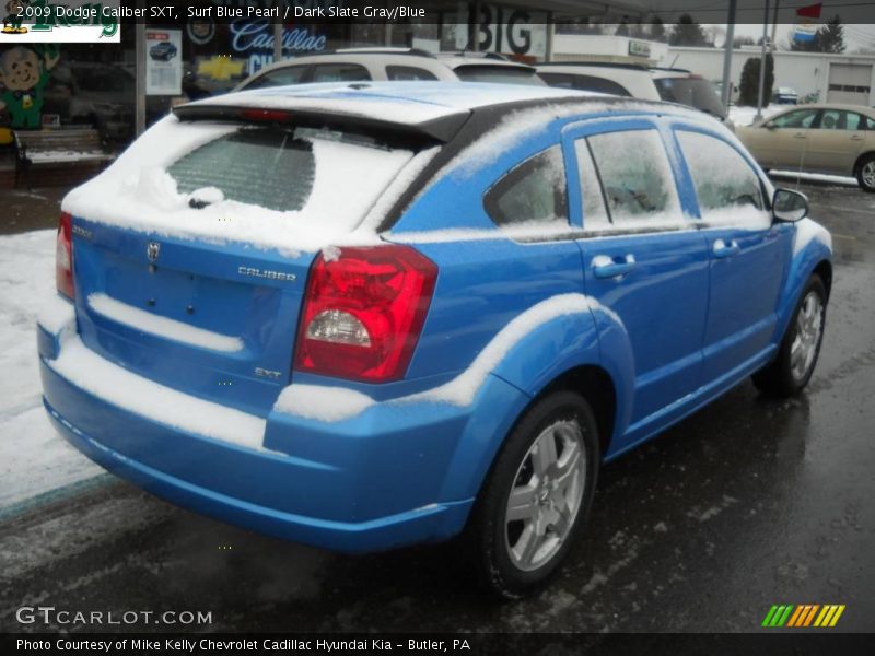 Surf Blue Pearl / Dark Slate Gray/Blue 2009 Dodge Caliber SXT