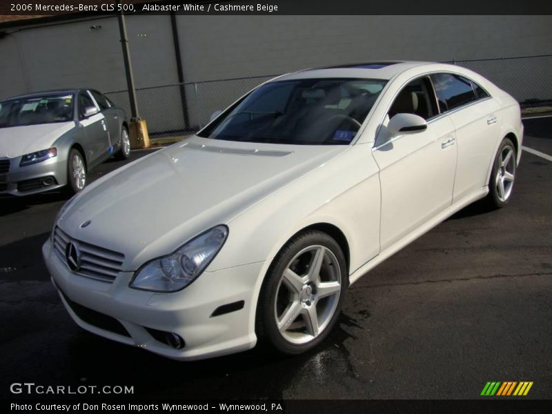 Alabaster White / Cashmere Beige 2006 Mercedes-Benz CLS 500