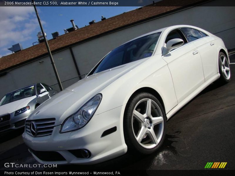 Alabaster White / Cashmere Beige 2006 Mercedes-Benz CLS 500