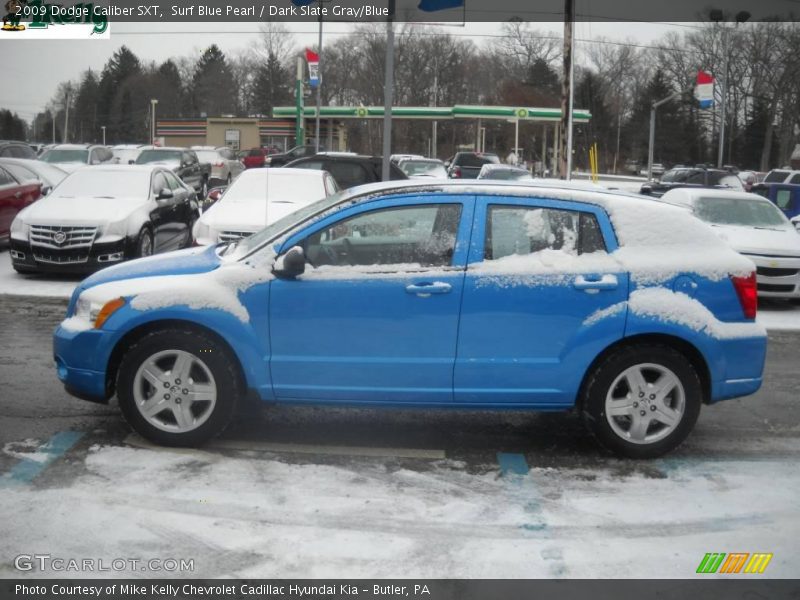 Surf Blue Pearl / Dark Slate Gray/Blue 2009 Dodge Caliber SXT