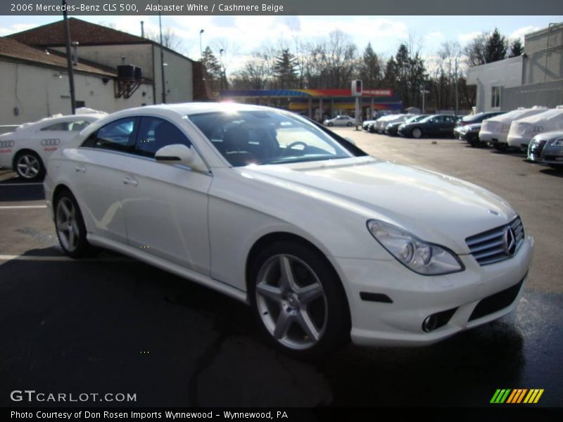 Alabaster White / Cashmere Beige 2006 Mercedes-Benz CLS 500