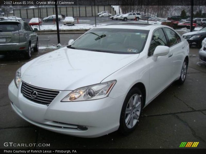 Crystal White / Cashmere 2007 Lexus ES 350