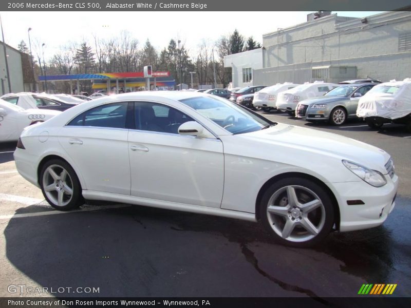 Alabaster White / Cashmere Beige 2006 Mercedes-Benz CLS 500