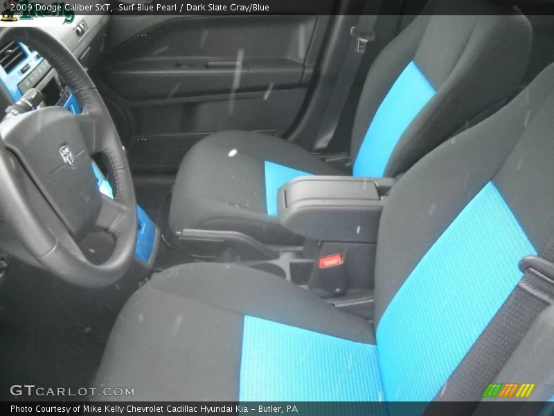 Surf Blue Pearl / Dark Slate Gray/Blue 2009 Dodge Caliber SXT