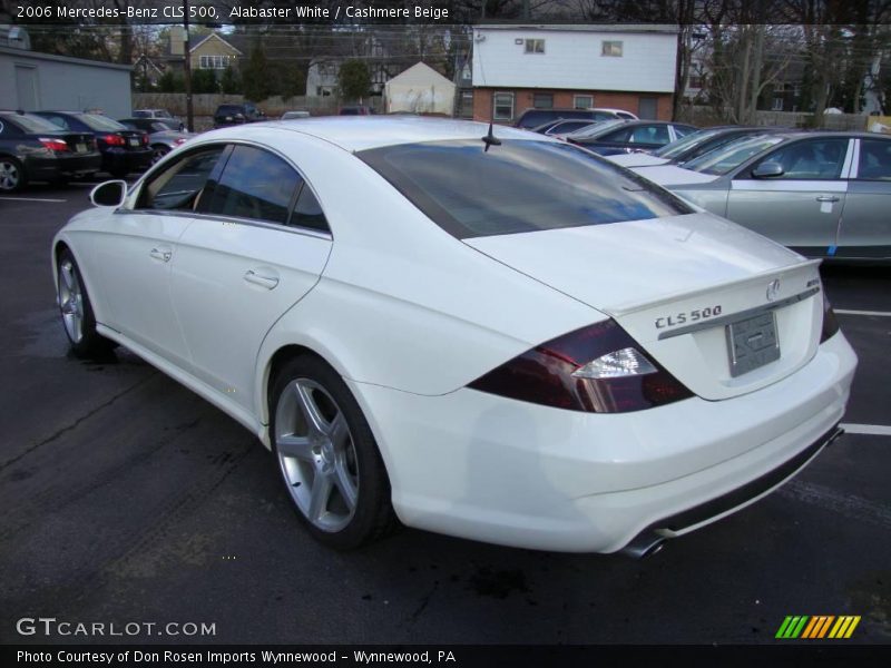 Alabaster White / Cashmere Beige 2006 Mercedes-Benz CLS 500