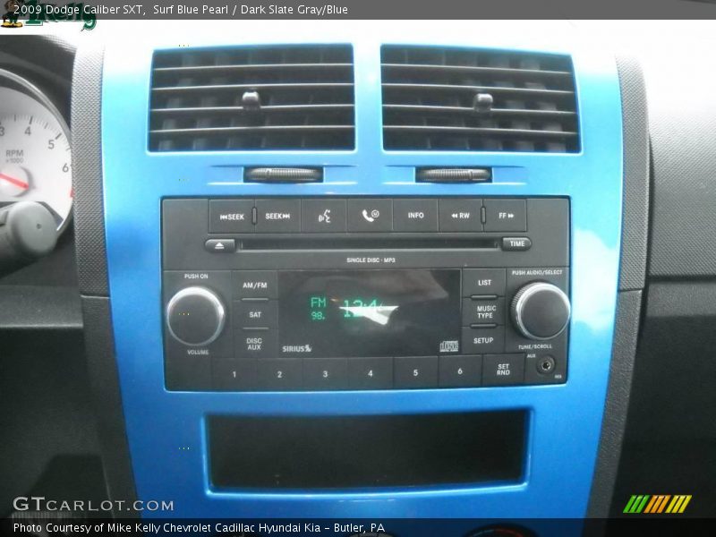 Surf Blue Pearl / Dark Slate Gray/Blue 2009 Dodge Caliber SXT