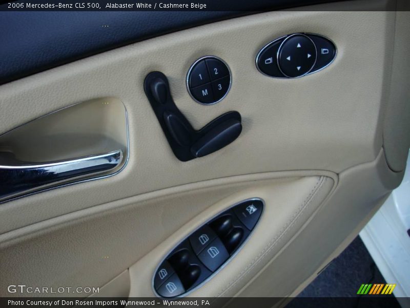 Alabaster White / Cashmere Beige 2006 Mercedes-Benz CLS 500