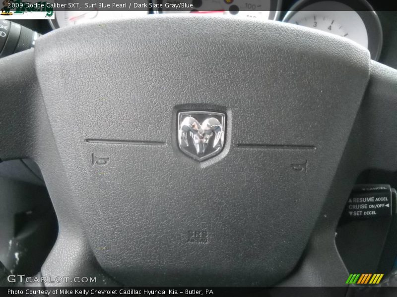 Surf Blue Pearl / Dark Slate Gray/Blue 2009 Dodge Caliber SXT
