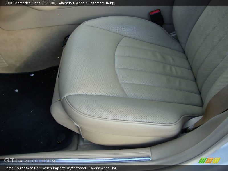 Alabaster White / Cashmere Beige 2006 Mercedes-Benz CLS 500