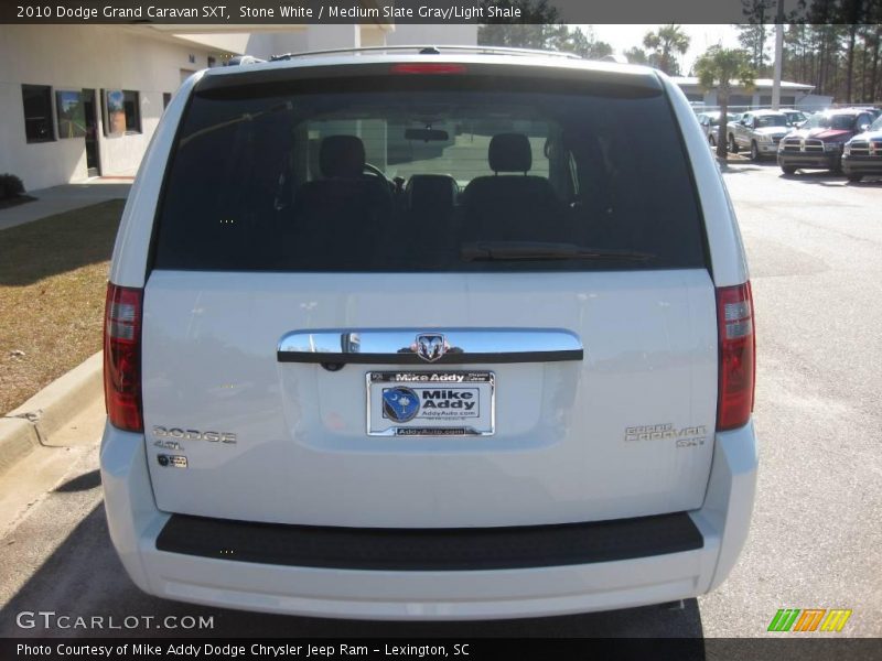 Stone White / Medium Slate Gray/Light Shale 2010 Dodge Grand Caravan SXT