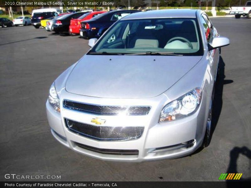 Silver Ice Metallic / Ebony 2010 Chevrolet Malibu LT Sedan