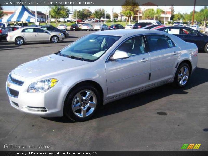 Silver Ice Metallic / Ebony 2010 Chevrolet Malibu LT Sedan