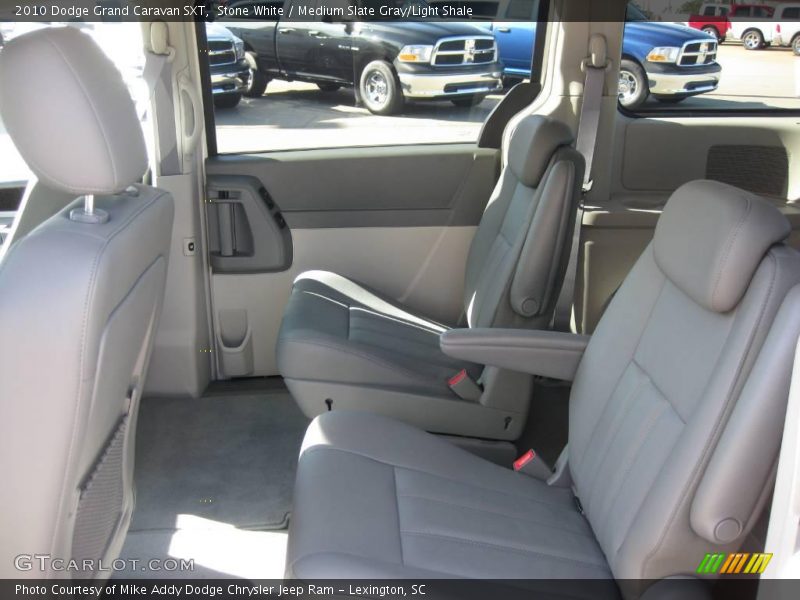 Stone White / Medium Slate Gray/Light Shale 2010 Dodge Grand Caravan SXT