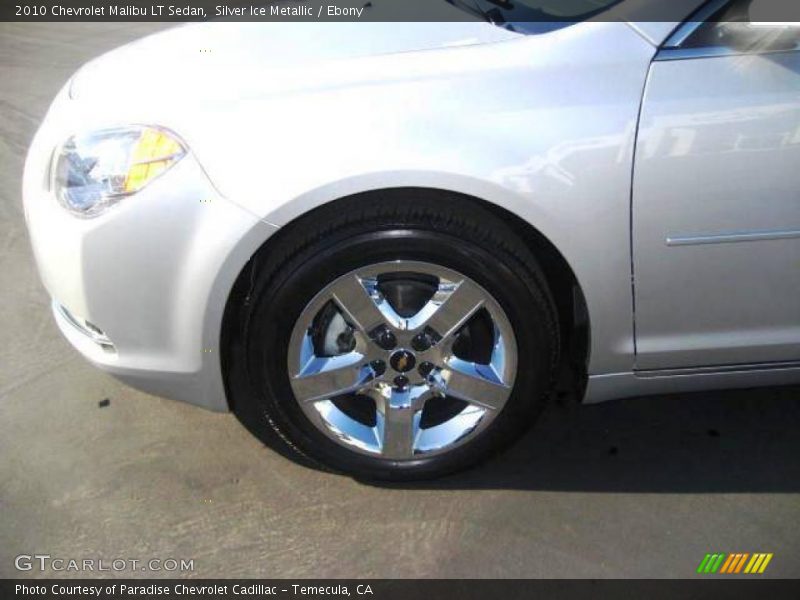 Silver Ice Metallic / Ebony 2010 Chevrolet Malibu LT Sedan