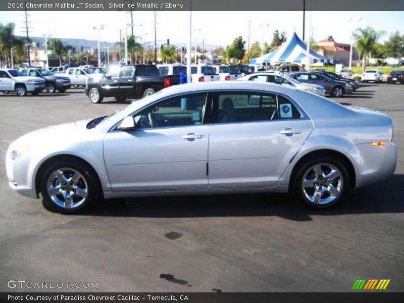 Silver Ice Metallic / Ebony 2010 Chevrolet Malibu LT Sedan