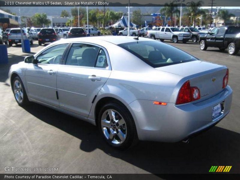 Silver Ice Metallic / Ebony 2010 Chevrolet Malibu LT Sedan