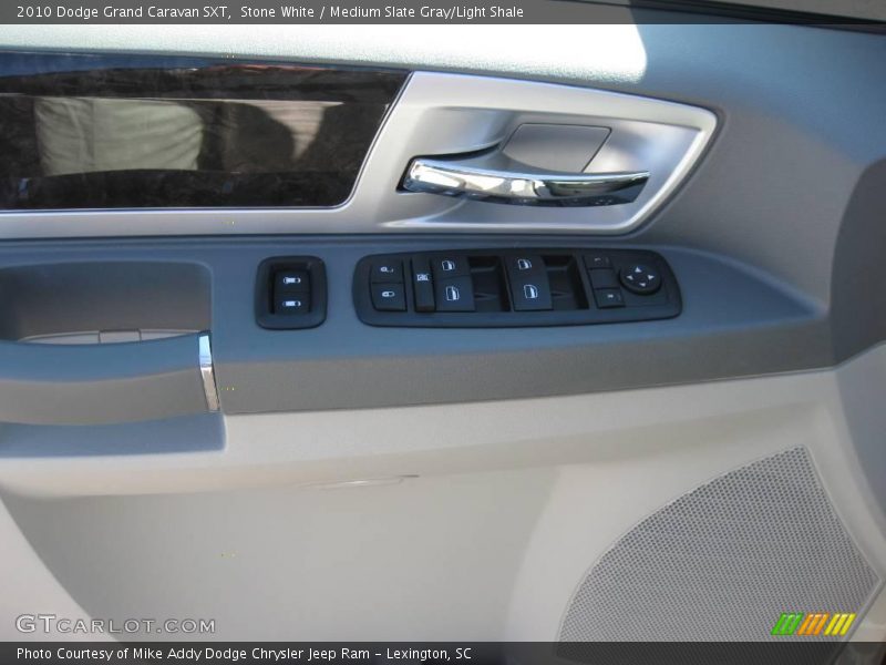 Stone White / Medium Slate Gray/Light Shale 2010 Dodge Grand Caravan SXT