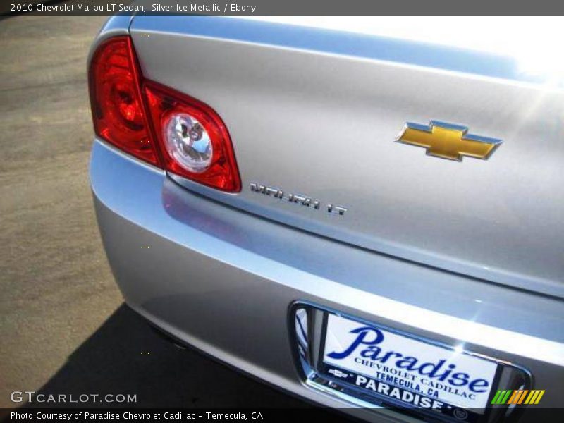 Silver Ice Metallic / Ebony 2010 Chevrolet Malibu LT Sedan