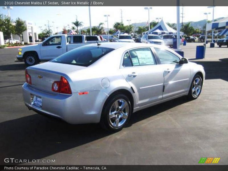 Silver Ice Metallic / Ebony 2010 Chevrolet Malibu LT Sedan