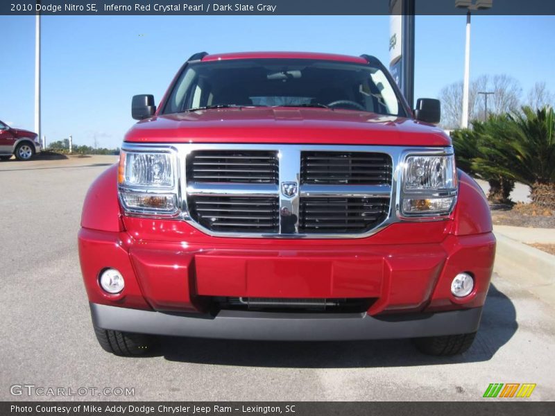 Inferno Red Crystal Pearl / Dark Slate Gray 2010 Dodge Nitro SE