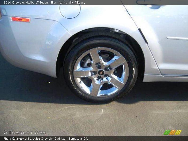 Silver Ice Metallic / Ebony 2010 Chevrolet Malibu LT Sedan