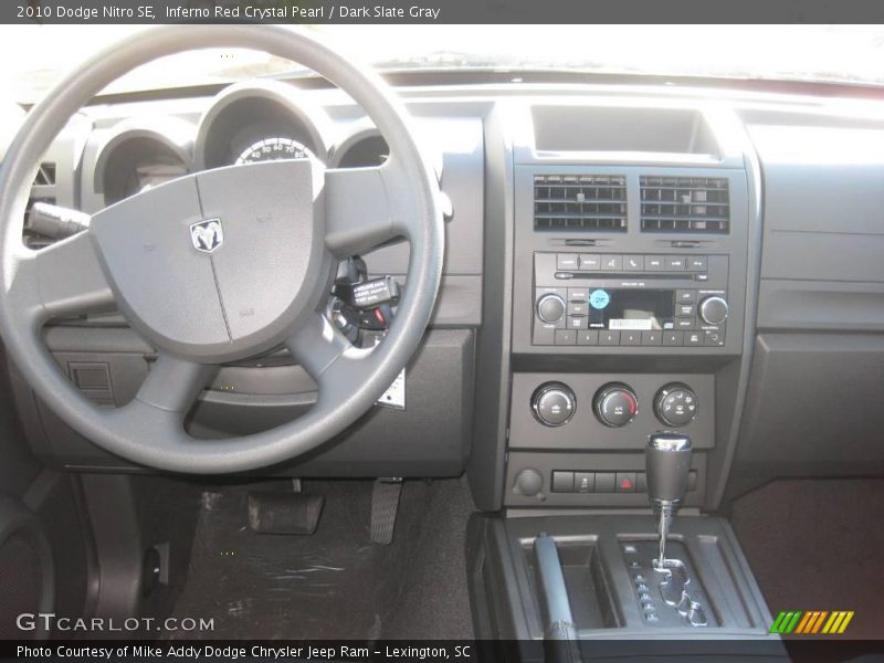 Inferno Red Crystal Pearl / Dark Slate Gray 2010 Dodge Nitro SE