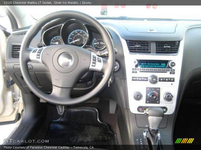 Silver Ice Metallic / Ebony 2010 Chevrolet Malibu LT Sedan
