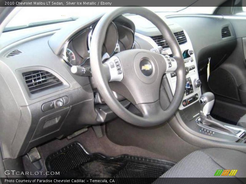 Silver Ice Metallic / Ebony 2010 Chevrolet Malibu LT Sedan