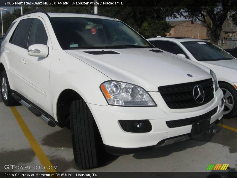 Alabaster White / Macadamia 2006 Mercedes-Benz ML 350 4Matic