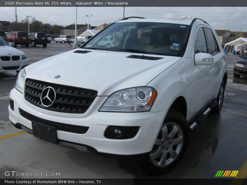 Alabaster White / Macadamia 2006 Mercedes-Benz ML 350 4Matic