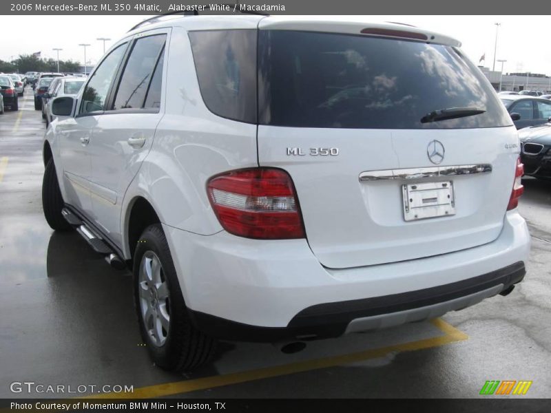 Alabaster White / Macadamia 2006 Mercedes-Benz ML 350 4Matic