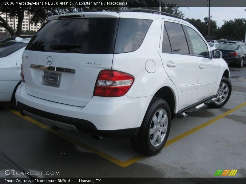 Alabaster White / Macadamia 2006 Mercedes-Benz ML 350 4Matic