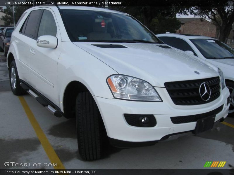 Alabaster White / Macadamia 2006 Mercedes-Benz ML 350 4Matic