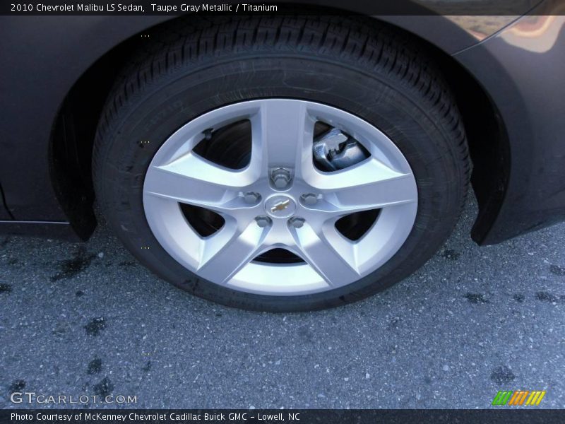 Taupe Gray Metallic / Titanium 2010 Chevrolet Malibu LS Sedan