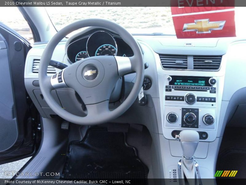 Taupe Gray Metallic / Titanium 2010 Chevrolet Malibu LS Sedan
