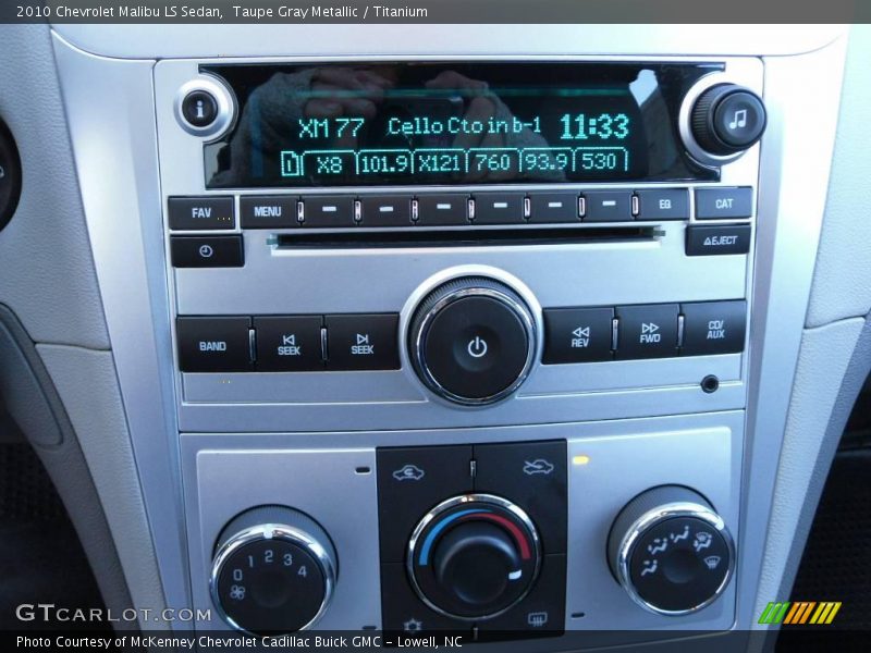 Taupe Gray Metallic / Titanium 2010 Chevrolet Malibu LS Sedan