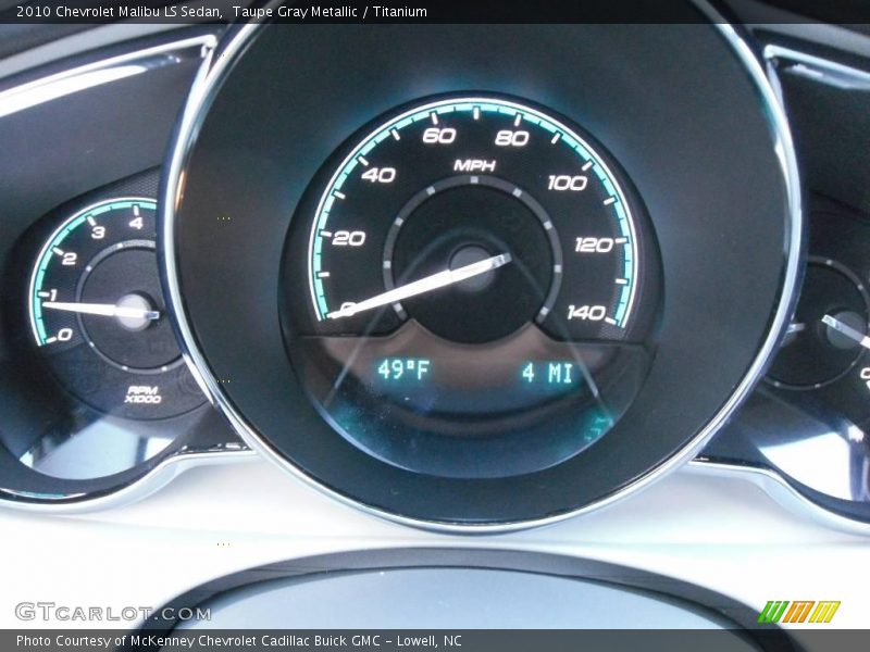 Taupe Gray Metallic / Titanium 2010 Chevrolet Malibu LS Sedan
