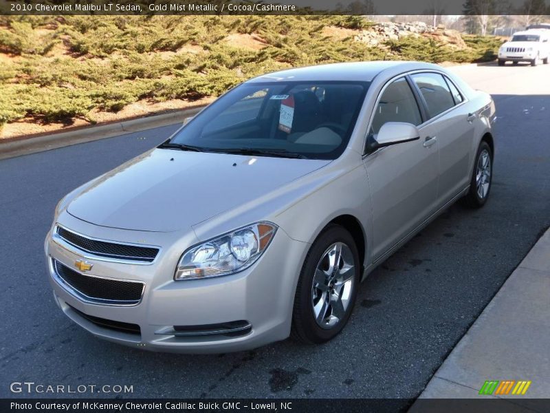 Gold Mist Metallic / Cocoa/Cashmere 2010 Chevrolet Malibu LT Sedan