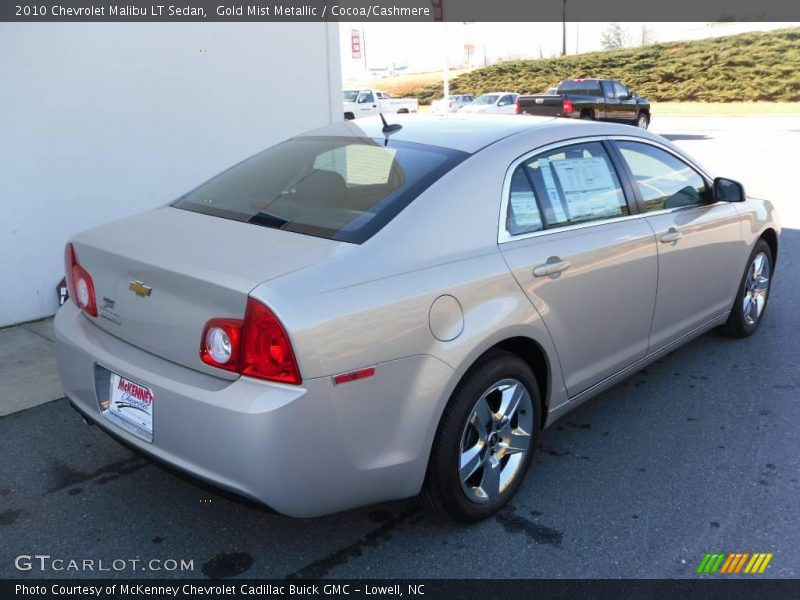 Gold Mist Metallic / Cocoa/Cashmere 2010 Chevrolet Malibu LT Sedan