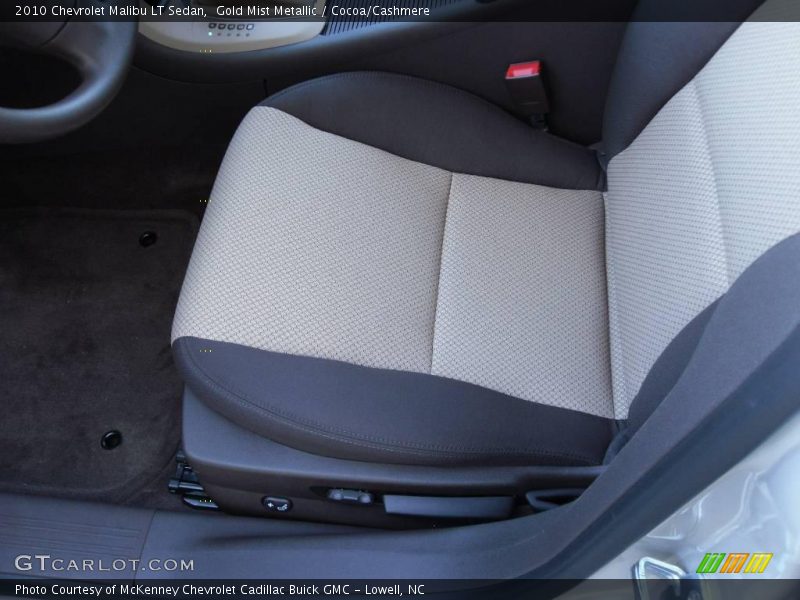 Gold Mist Metallic / Cocoa/Cashmere 2010 Chevrolet Malibu LT Sedan