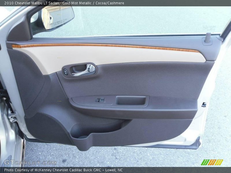 Gold Mist Metallic / Cocoa/Cashmere 2010 Chevrolet Malibu LT Sedan