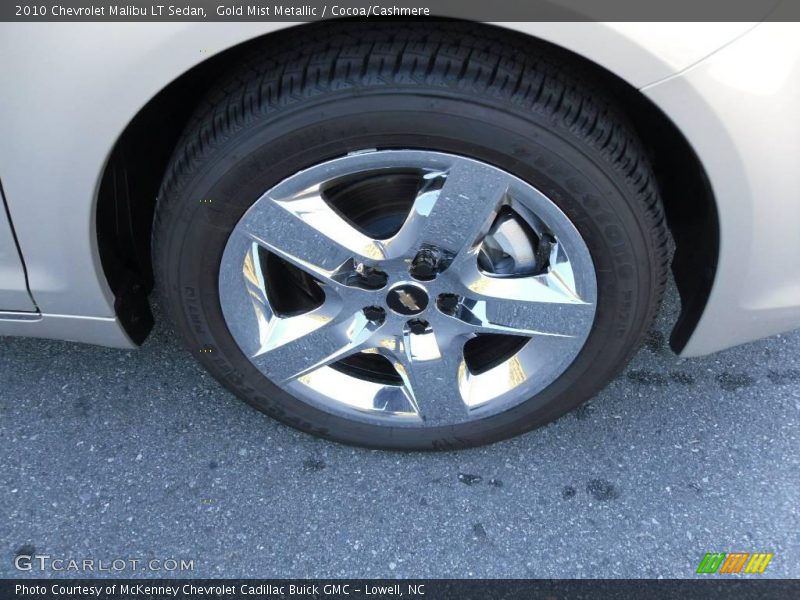 Gold Mist Metallic / Cocoa/Cashmere 2010 Chevrolet Malibu LT Sedan