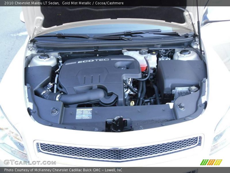 Gold Mist Metallic / Cocoa/Cashmere 2010 Chevrolet Malibu LT Sedan