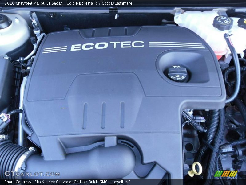 Gold Mist Metallic / Cocoa/Cashmere 2010 Chevrolet Malibu LT Sedan